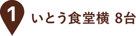 いとう食堂横